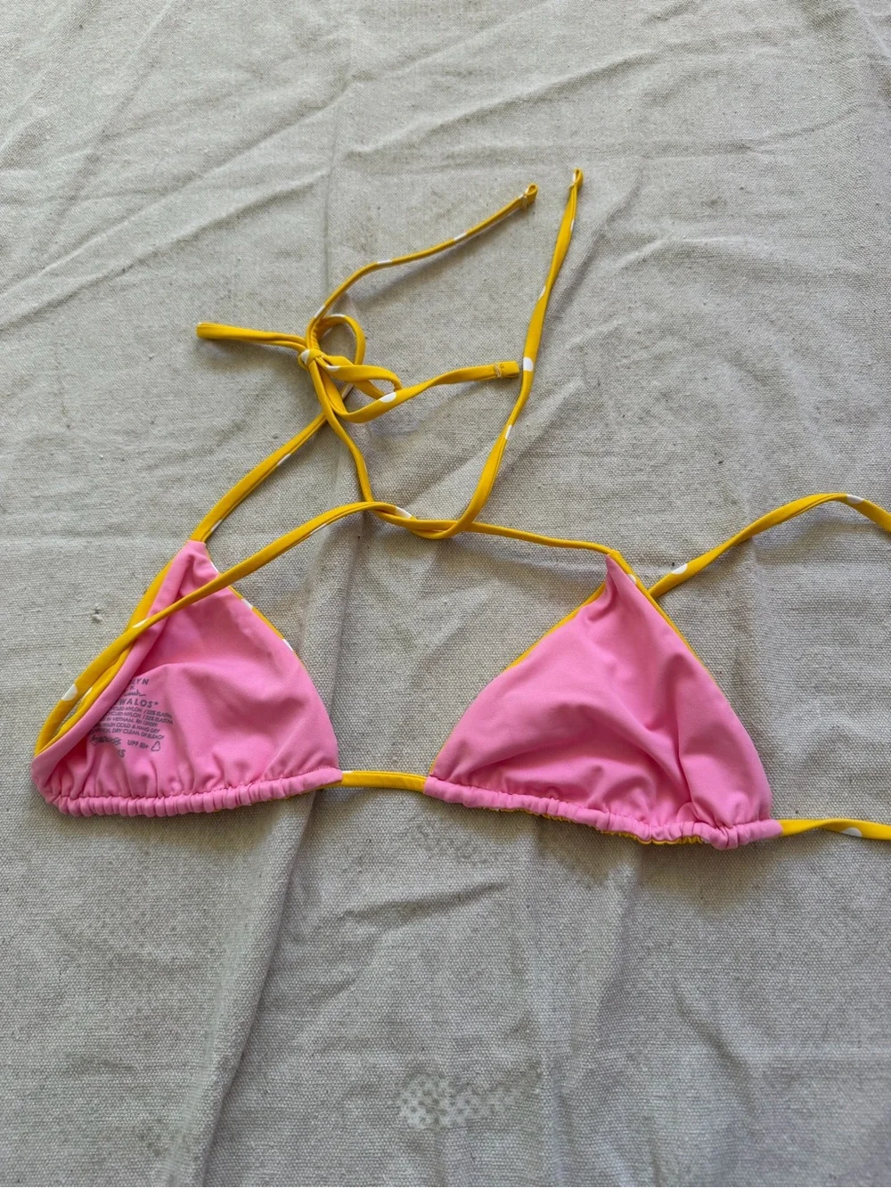Jolyn Kewalos Bikini Top in Itsy Bitsy Print size XS